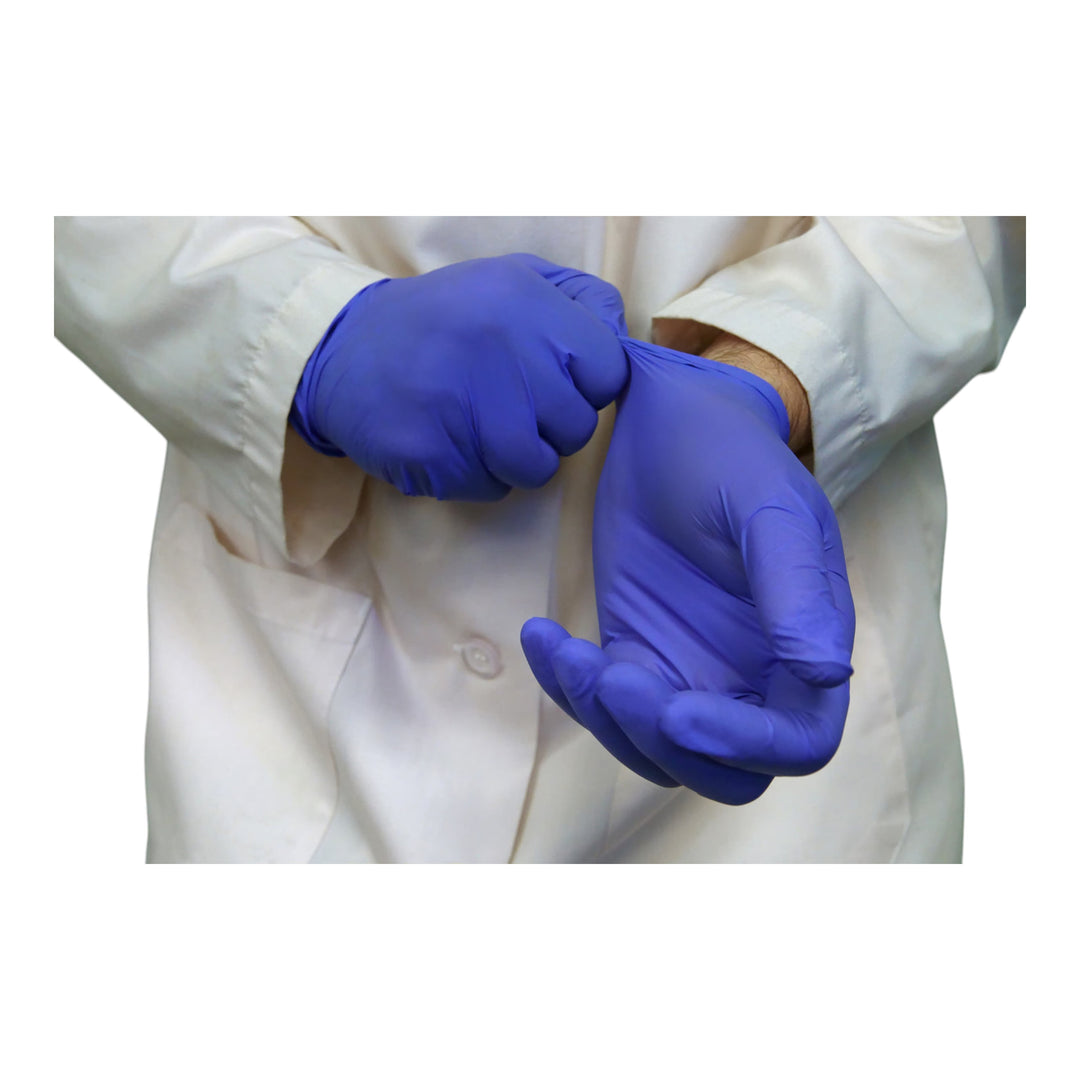 Aurelia Sonic -  Blue Nitrile 2.2 mil thickness Powder Free Examination Gloves, 1000pcs Case