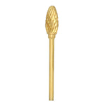 Load image into Gallery viewer, ValdentUSA #61T Gold Carbide Laboratory Bur, 1/Pk. Titanium Nitride Coated