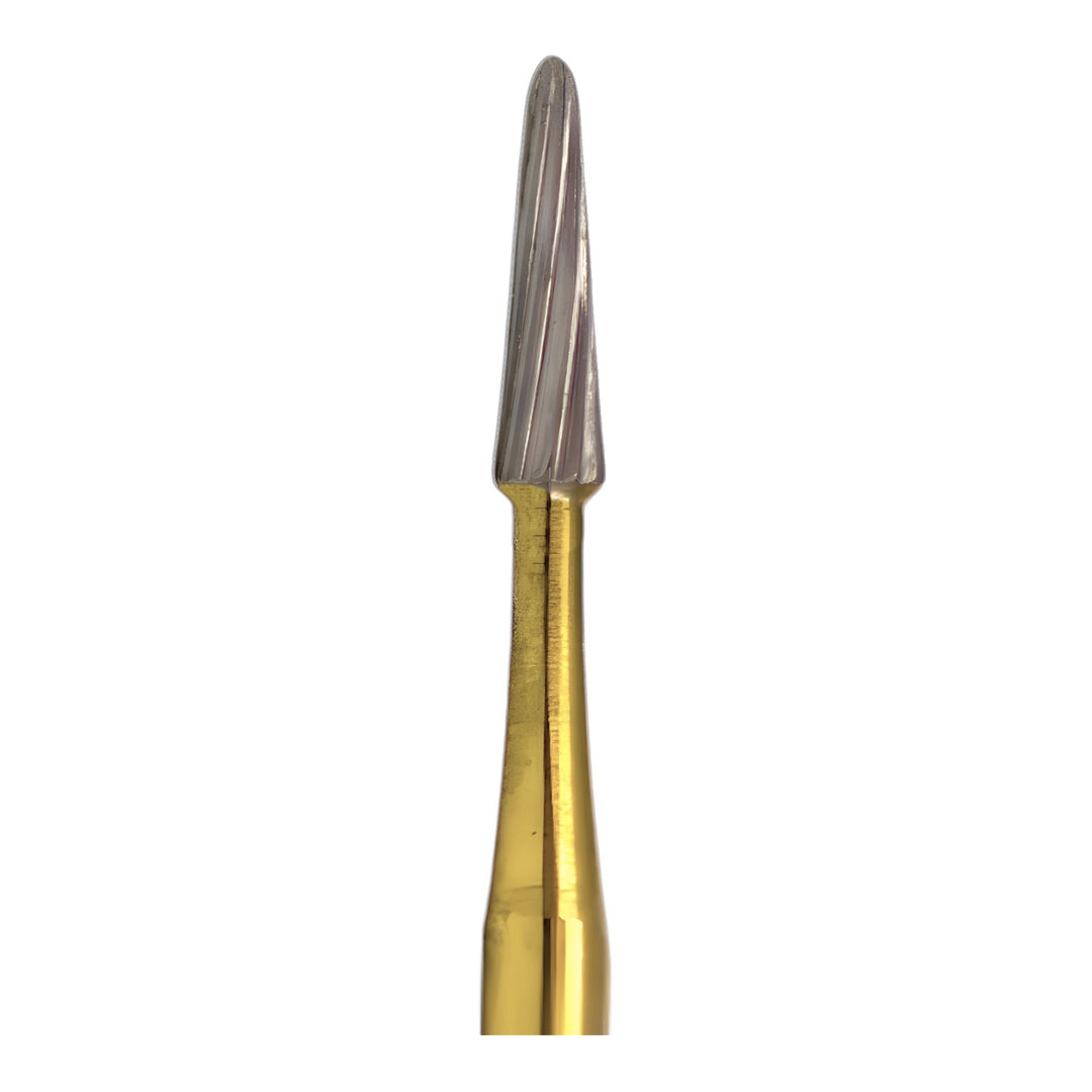 ValdentUSA FG #7612 12 Blade Tapered Fissure Trimming & Finishing Bur