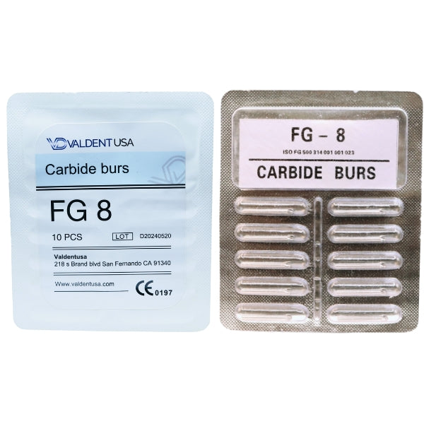 ValdentUSA FG #8 Carbide Burs