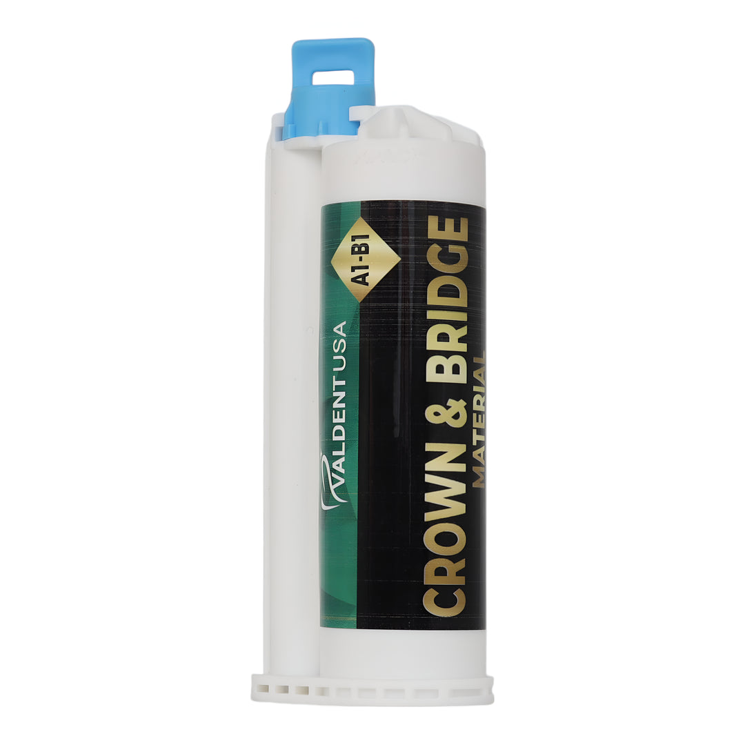 ValdentUSA A1/B1 Shade, Temporary Crown and Bridge Material, 50ml (76g) Cartridge