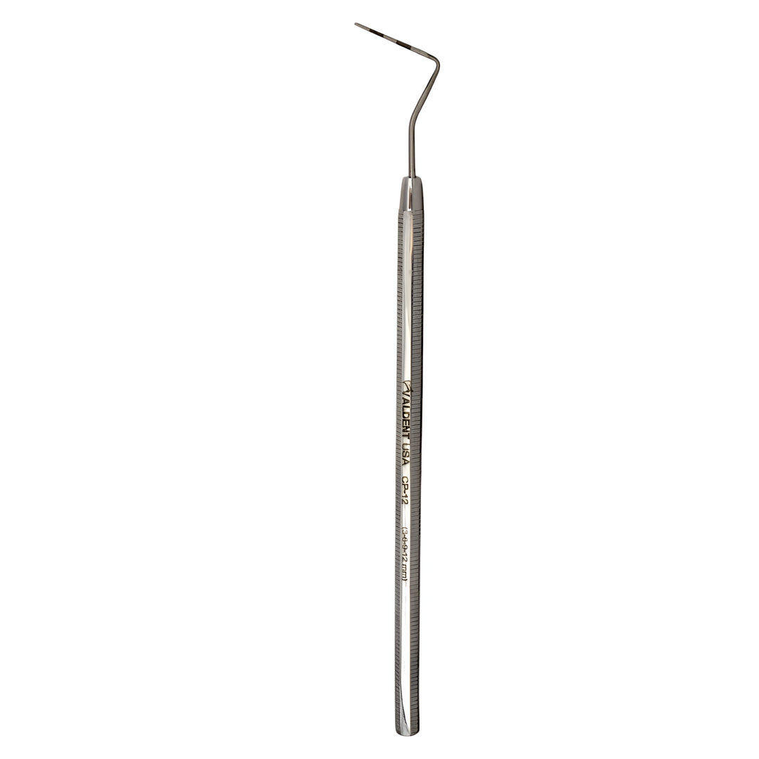 ValdentUSA CP-12 Color coded single end probe (3-6-9-12mm) with regular handle.  High carbon stainless steel