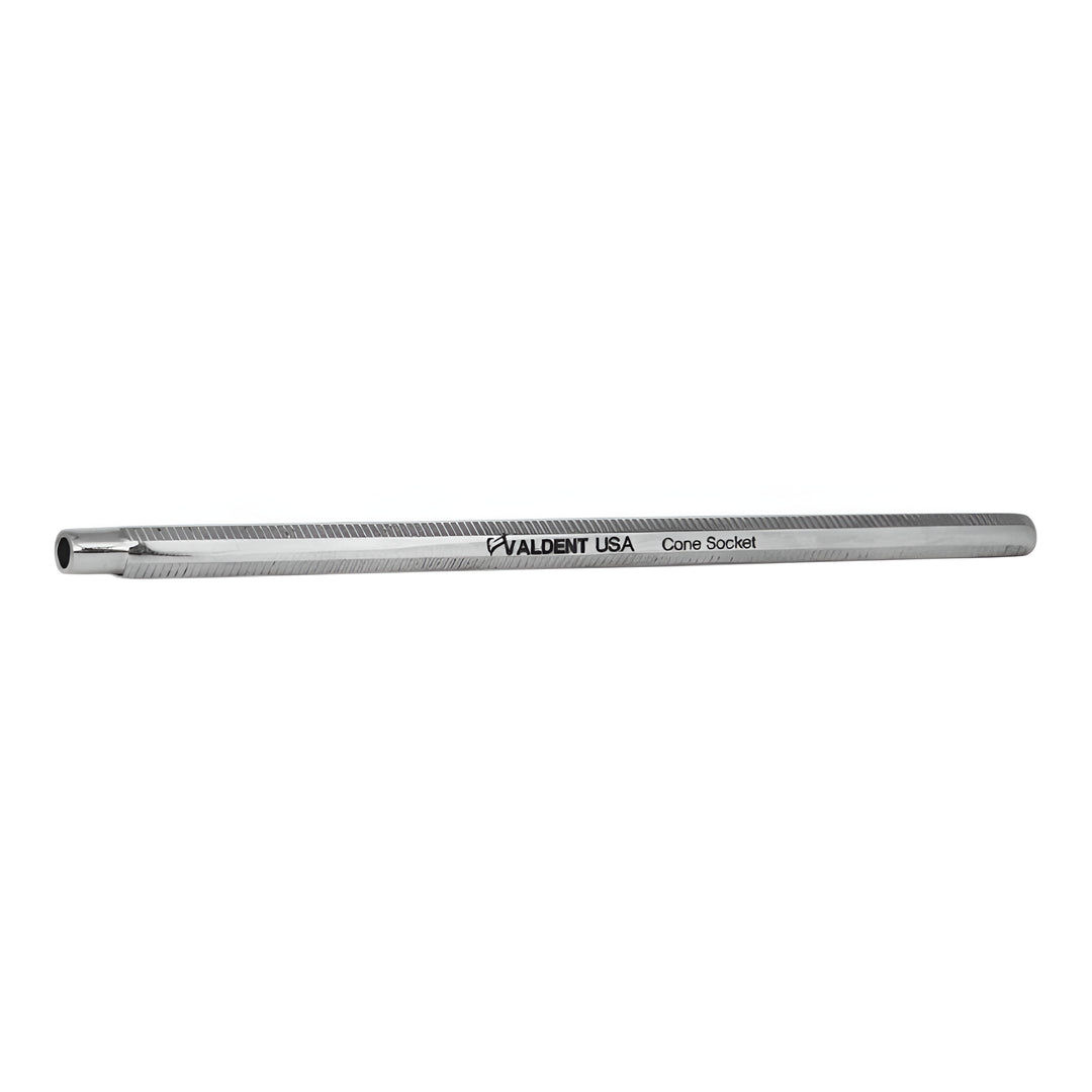 ValdentUSA Cone Socket Mirror Handle - Round, Stainless steel.  High carbon stainless steel