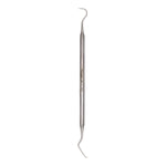 Load image into Gallery viewer, ValdentUSA #5 (#17/23) double end explorer with octagonal handle.  High carbon stainless steel autoclavable up to 136 degree C /275 degree F.