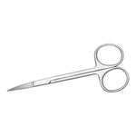 Load image into Gallery viewer, ValdentUSA Scissor - Iris 4.5" Curved, Single Pair.  High carbon stainless steel autoclavable up to 136 degree C /275 degree F.