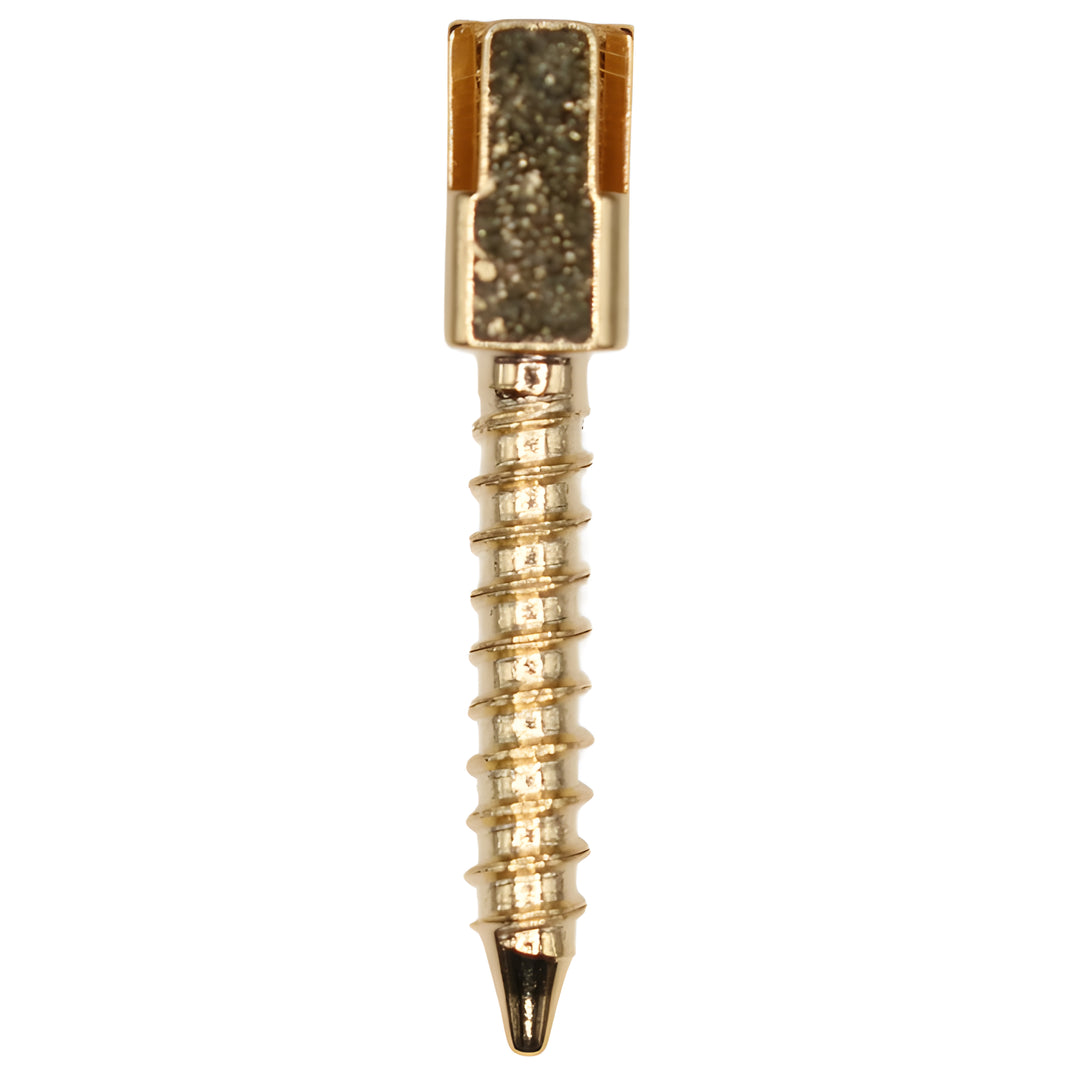ValdentUSA Gold-Plated Screw Post Refill - M2, #2 Medium 9.3mm, Package of 12