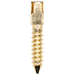 Load image into Gallery viewer, ValdentUSA Gold-Plated Screw Post Refill - M5, #5 Medium 9.3mm, Package of 12