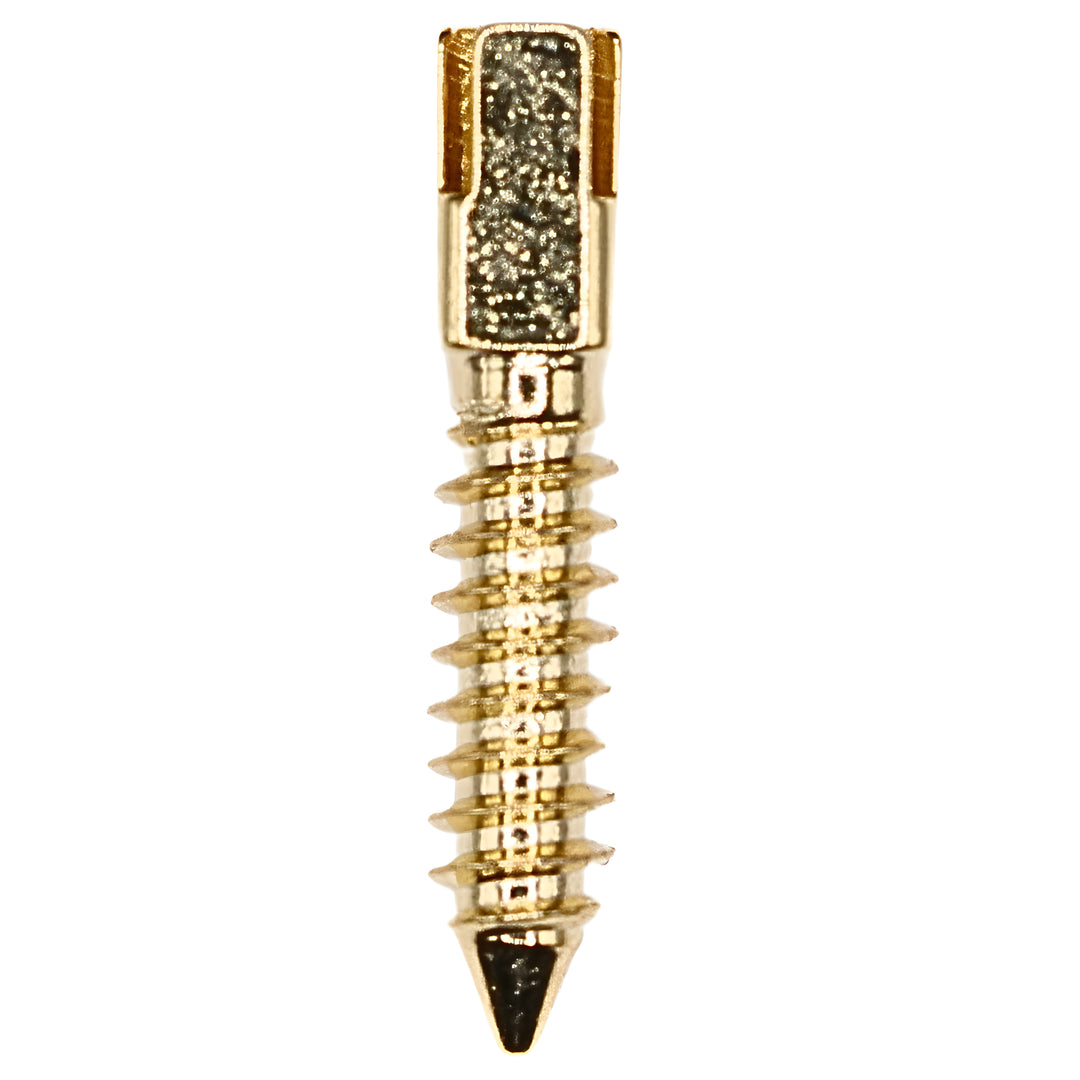 ValdentUSA Gold-Plated Screw Post Refill - M6, #6 Medium 9.3mm, Package of 12