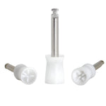 Load image into Gallery viewer, ValdentUSA Disposable Prophy Cups - Latch Type, 4 Leaves, White, Silicone Soft, 100/pk