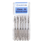 Load image into Gallery viewer, ValdentUSA #6 Peeso Reamer, 32mm Stainless Steel, 6 per pack