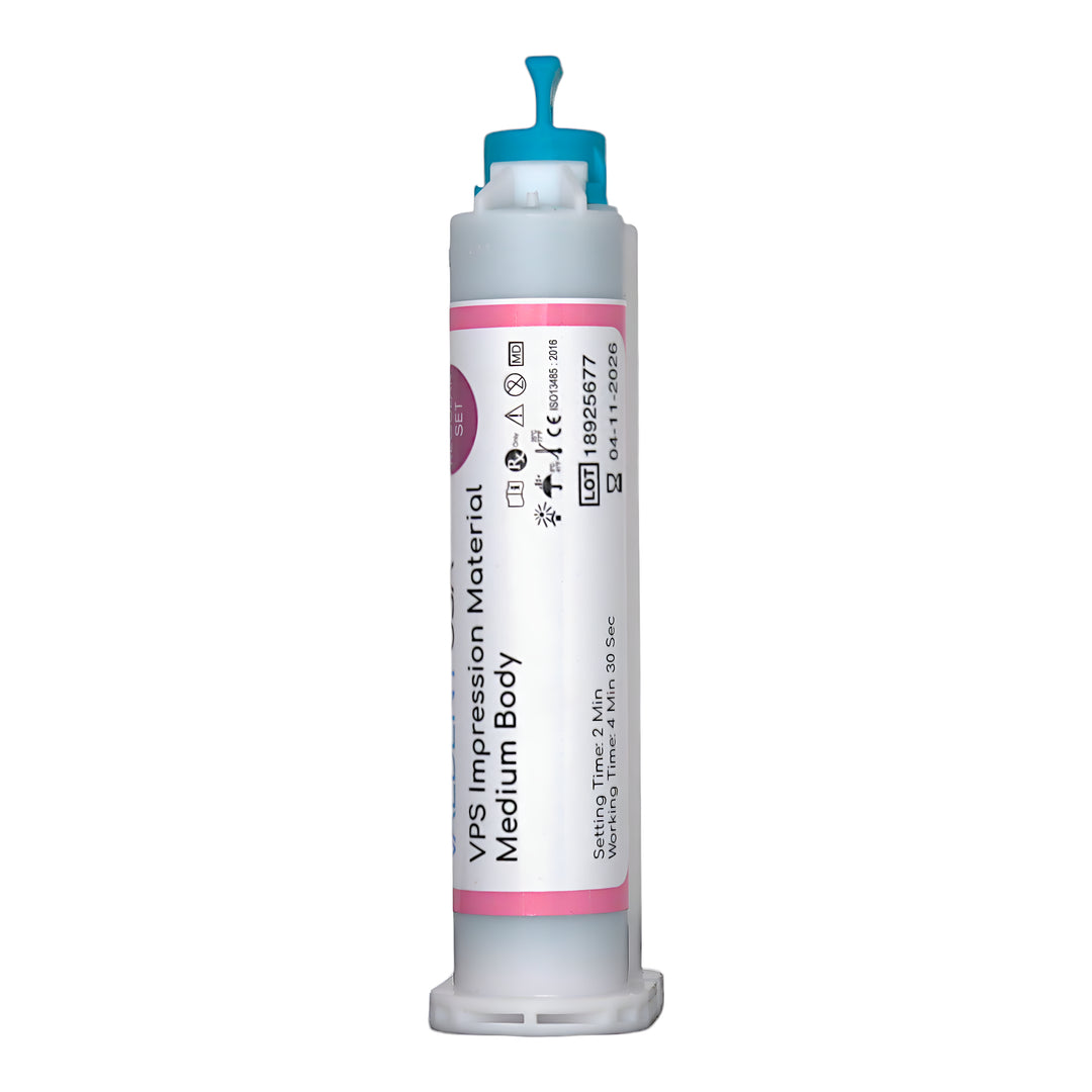 ValdentUSA Medium Body, Regular Set VPS Impression Material, 50 ml, 2/pack