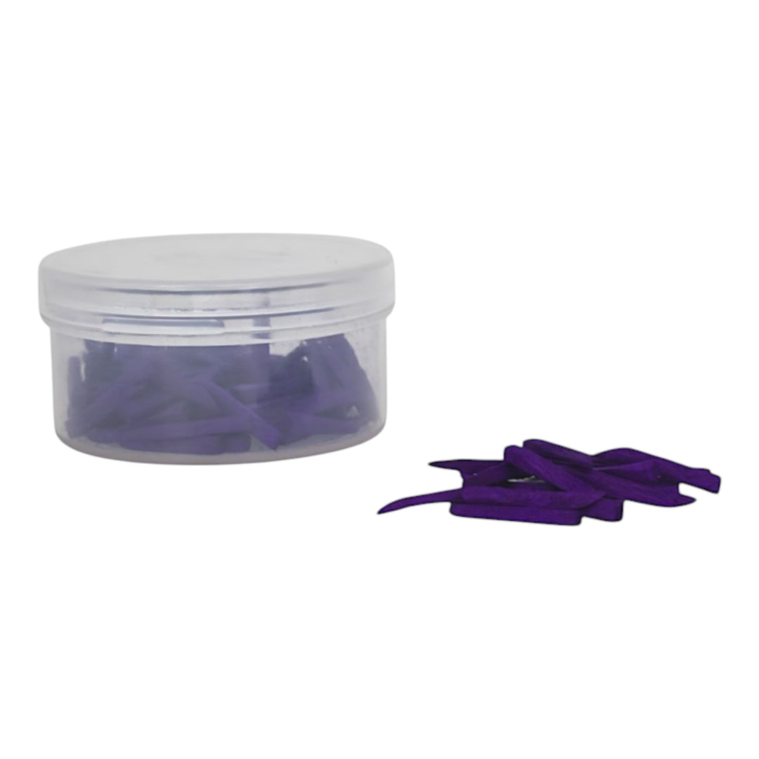 ValdentUSA Wooden Wedges Purple, Colored, 1.5 x 2 x 16mm, 100/Pk