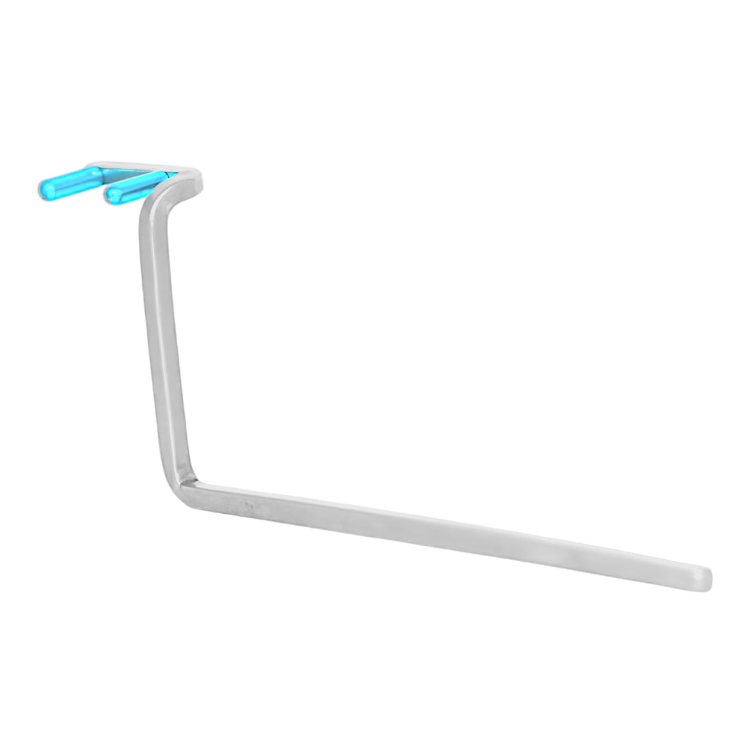 ValdentUSA 3D Dental X-Ray Positioning Arm - Anterior, Blue Prongs.