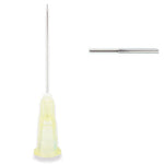 Load image into Gallery viewer, Monovac 27ga Irrigation Needle Tips, Yellow 100/Bx
