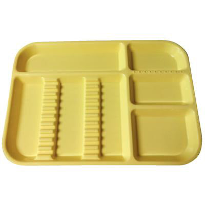 Set-up Tray Divided Size B (Ritter) - Neon Yellow