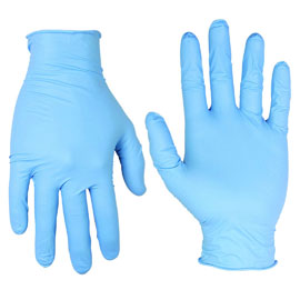 DDS Supply Premium Nitrile Exam Glove Blue Nitrile Gloves 3.5 mil 1000pcs