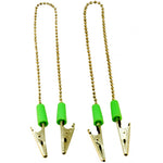 Load image into Gallery viewer, Bib Clip - Beaded Chain with Alligator Clips, Highly Durable, 10/pack