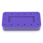 Load image into Gallery viewer, Plasdent Rectangular Bur Block - Spectrum Purple, 14 Burs Capacity.