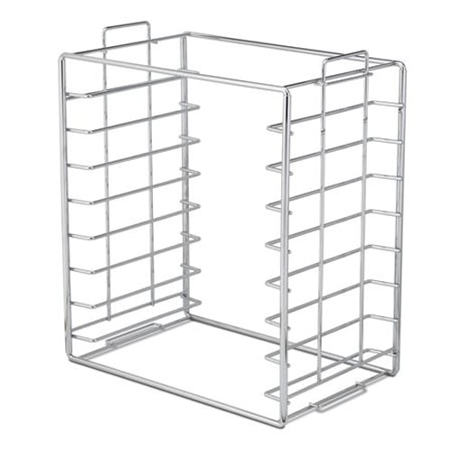 Chrome Tray Rack for Size B Tray and Lid, Long Side Loading, 14-1/2"W