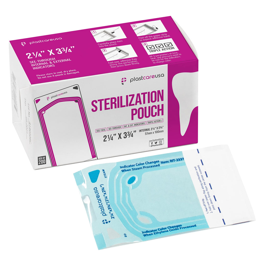 Sterilization Pouches 7.5*14 200Pcs/Box 5 Box/Case..