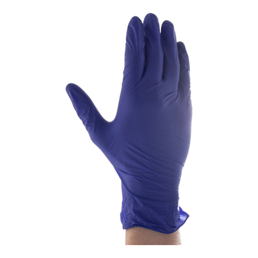 Aurelia Sonic -  Blue Nitrile 2.2 mil thickness Powder Free Examination Gloves, 100/box