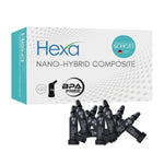 Load image into Gallery viewer, Hexa Nano-Hybrid Light-Cure Composite 20 x 0.28 Gm Unidose Compules, Universal Resin-Based Composite
