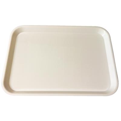 Set-up Tray Flat Size B (Ritter) - White, Plastic 13-3/8" x 9-5/8" x 7/8".