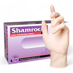 Load image into Gallery viewer, Shamrock  - White Latex 4 mil thickness Powder Free Examination Gloves, 100/box
