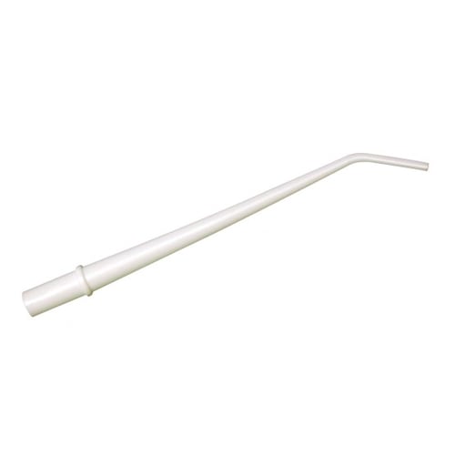 Defend 1/8" WHITE Surgical Aspirating Tips, Molded at 30 degree angle