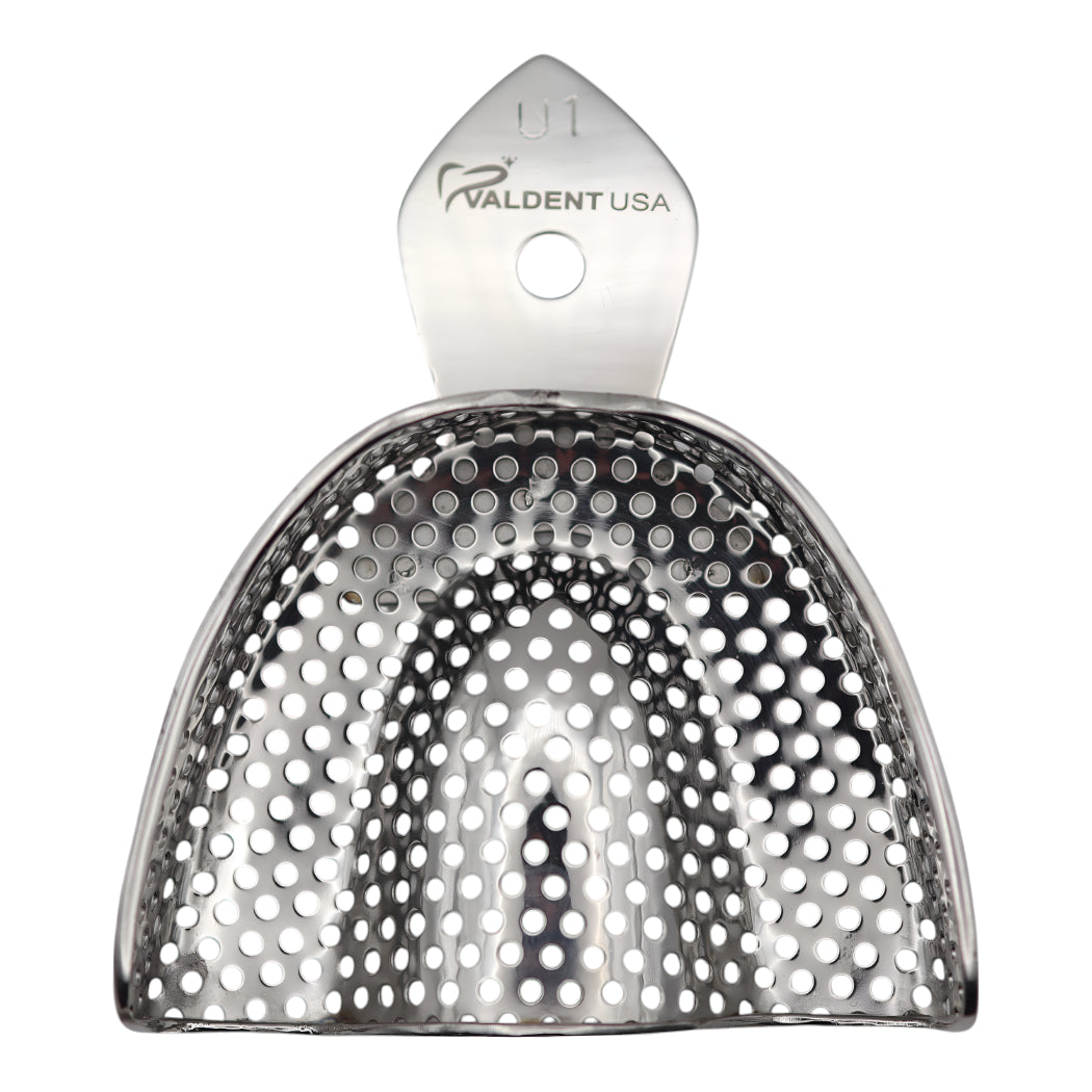 ValdentUSA #1 Upper Full Arch Perforated Stainless Steel Impression