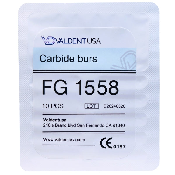 ValdentUSA FG#1558 Carbide Burs