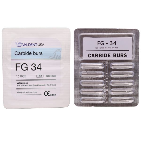 ValdentUSA FG#34 Carbide Burs