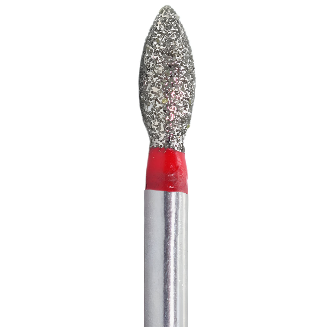 ValdentUSA FG 379.023, FO-34F,Fine Grit, Flame Shaped, Single Use Diamond Bur