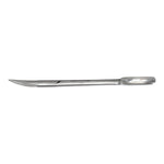 Load image into Gallery viewer, ValdentUSA 4.5&quot; Curved Crown Scissors with smooth Blades.  High carbon stainless steel autoclavable up to 136 degree C /275 degree F.   
