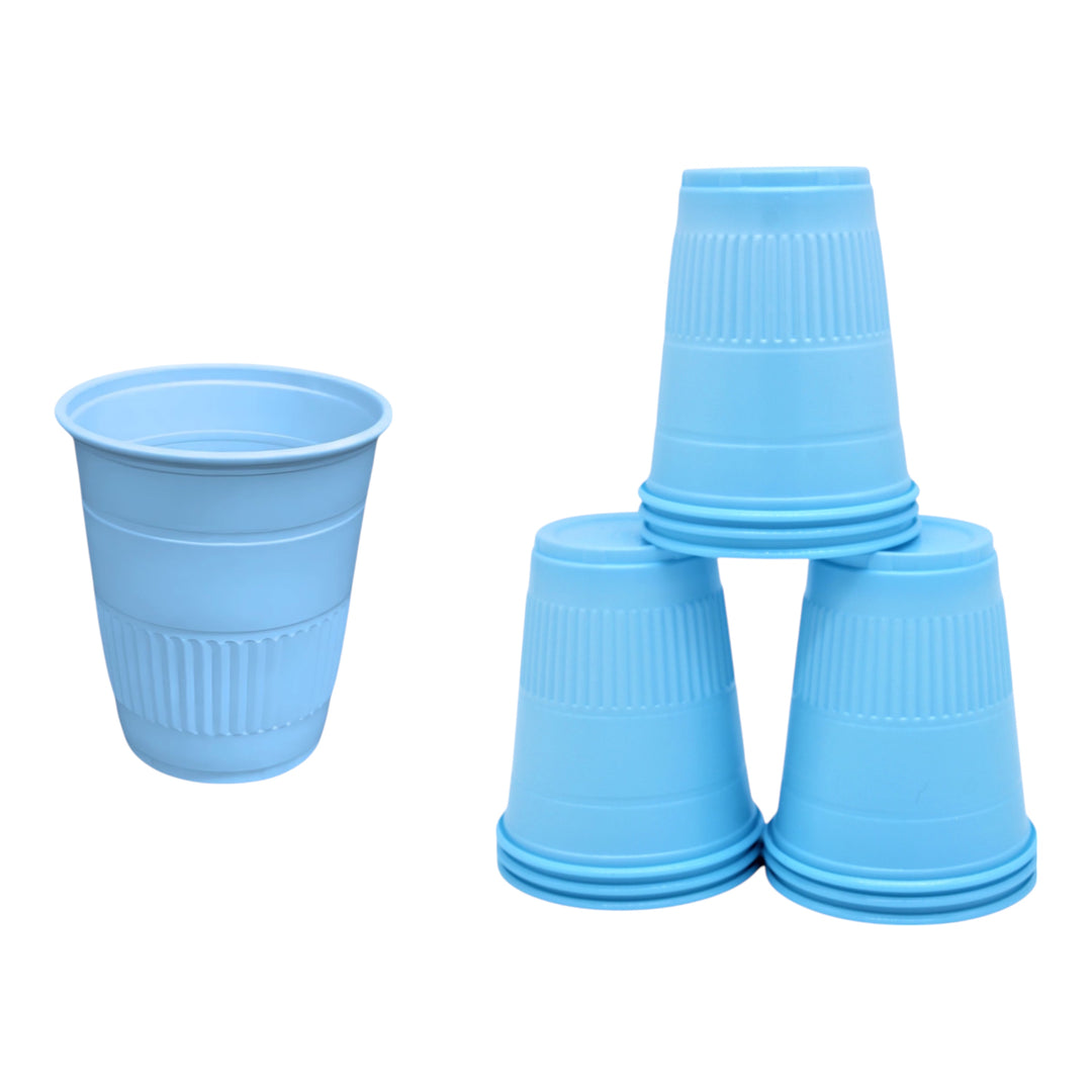 ValdentUSA Blue 5 oz. Plastic Cups, Case of 1000