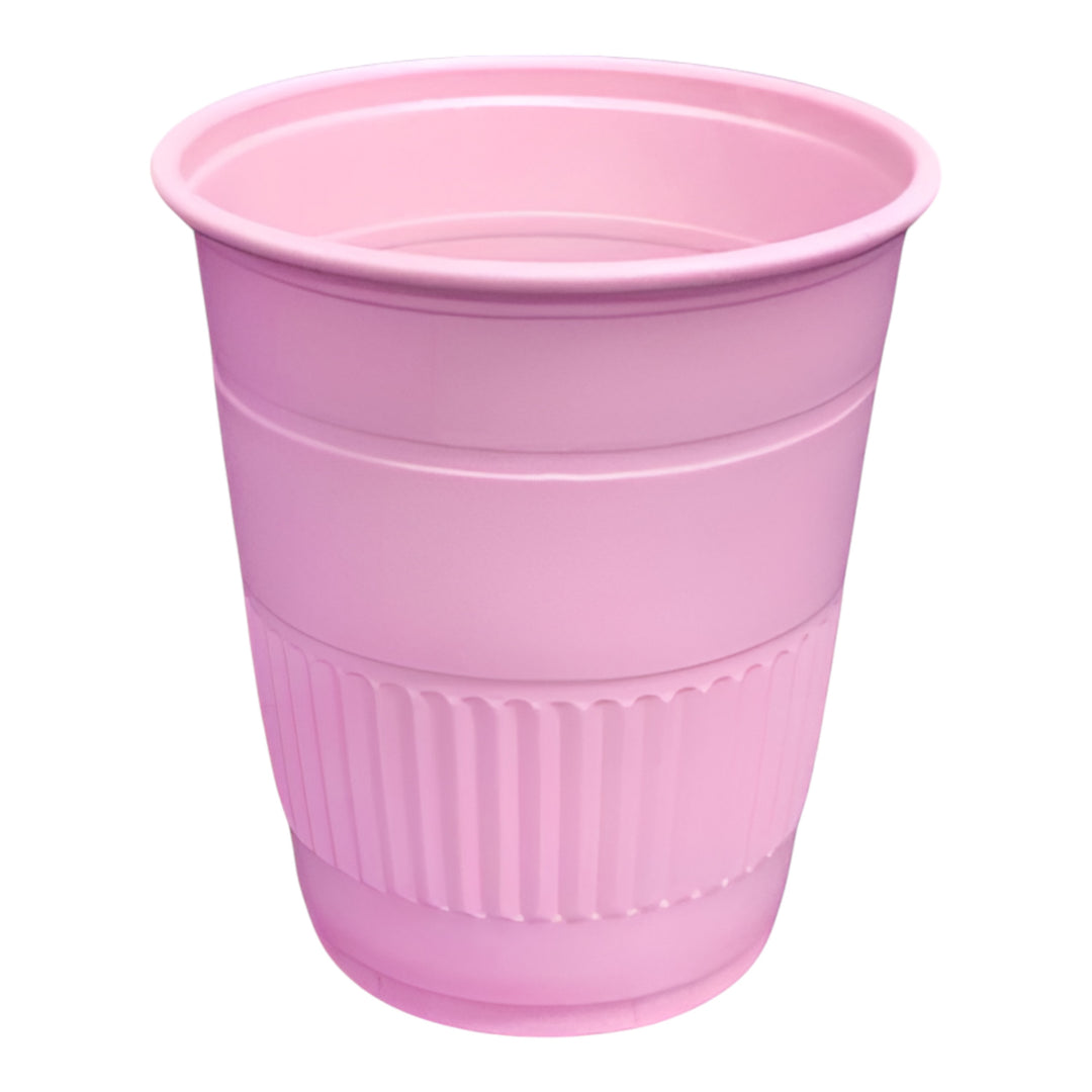 ValdentUSA Pink 5 oz. Plastic Cups, Case of 1000