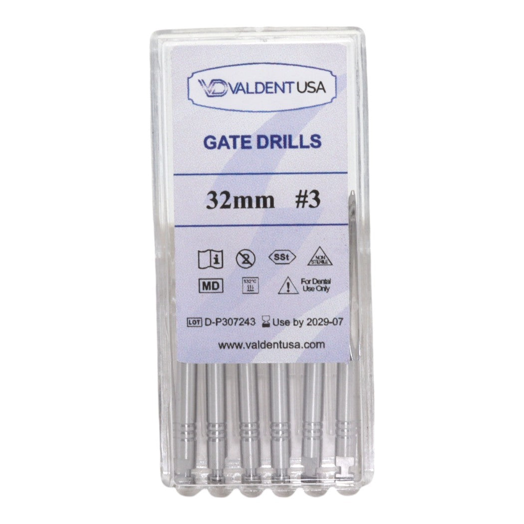 ValdentUSA #3, 32mm Gates Glidden Drill 6/Pk