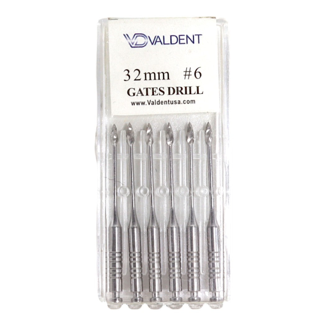 ValdentUSA #6, 32mm Gates Glidden Drill 6/Pk