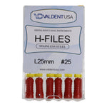 Load image into Gallery viewer, ValdentUSA #25, 25 mm Stainless Steel ISO Standard H-File, 6/Pk
