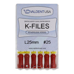 Load image into Gallery viewer, ValdentUSA #25, 25 mm Stainless Steel ISO Standard K-File, 6/Pk
