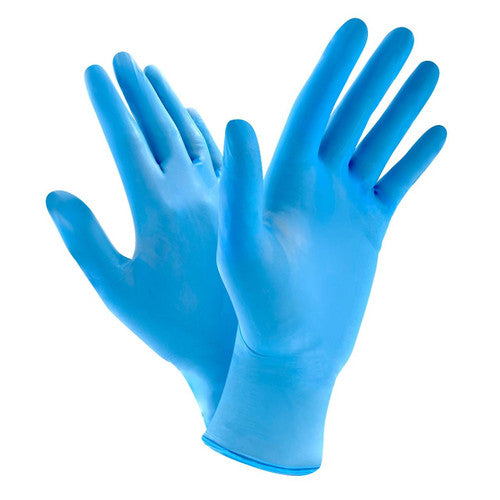 DDS nitrile exam glove Large Blue Nitrile Gloves 3.5 mil 100/bx