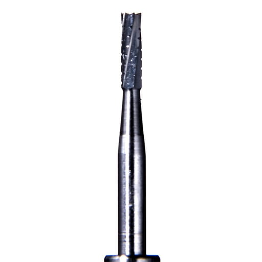 Cargus FG #558 SL (Surgical Length) Straight Fissure Crosscut Carbide Bur, 10/Pk