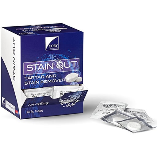 Pro2SonicTab Stain Out STAIN OUT Tartar & Stain remover, 40/BX.