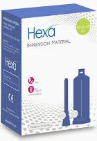 Hexa VPS Impression Material 50ml, Light Body, Regular Set, 4 Cartridges+No Tips, HS-4001