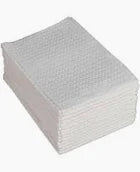 House Brand Patient Bibs WHITE 13" x 18" 2-Ply Paper/1-Ply Poly, Plain