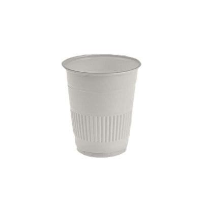 MARK3 Disposable 5 oz Plastic Cups - White - 1000/Cs. Made with Polypropylene