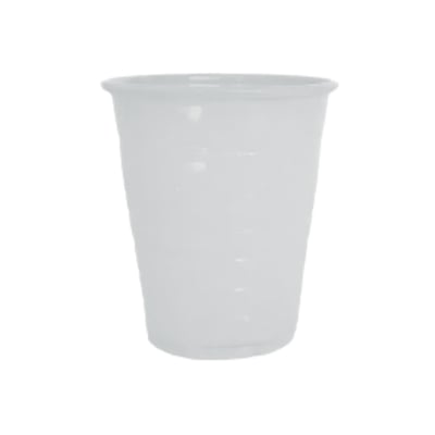 Britedent White 5 oz. Plastic Cups 1000/Case.