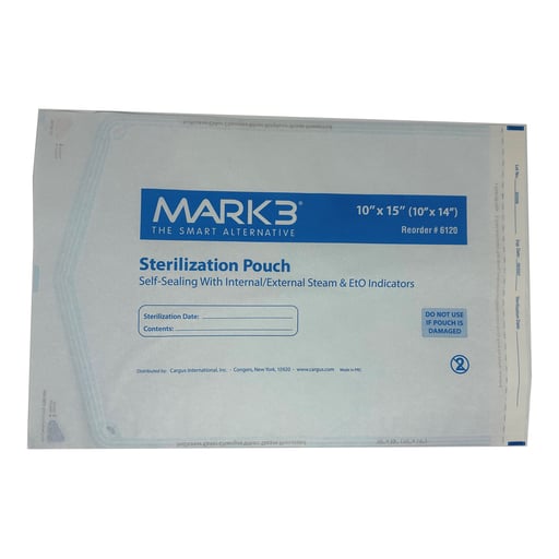 MARK3 Self-Sealing Sterilization Pouch, 10" x 14", 200/Box