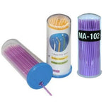 Load image into Gallery viewer, House Brand Micro Applicator Brushes, Super Fine Tip, Purple, 400/Pk (4 x 100).
