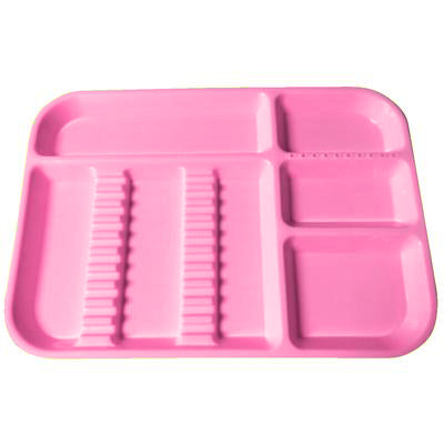 Set-up Tray Divided Size B (Ritter) - Neon Pink